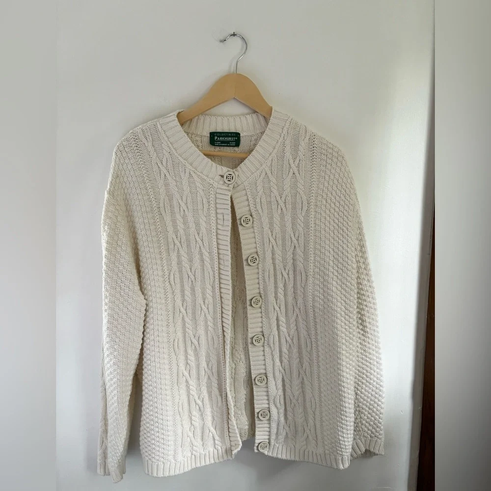 VINTAGE | Parkhurst knit sweater*made in Canada | size large - Picture 4 of 5
